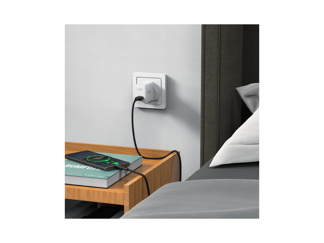 ACEFAST A24 GaN PD30W Wall Charger - USB-C, UK Plug, Compact & Safe ACEFAST A24 GaN PD30W Wall Charger - USB-C, UK Plug, Compact & Safe